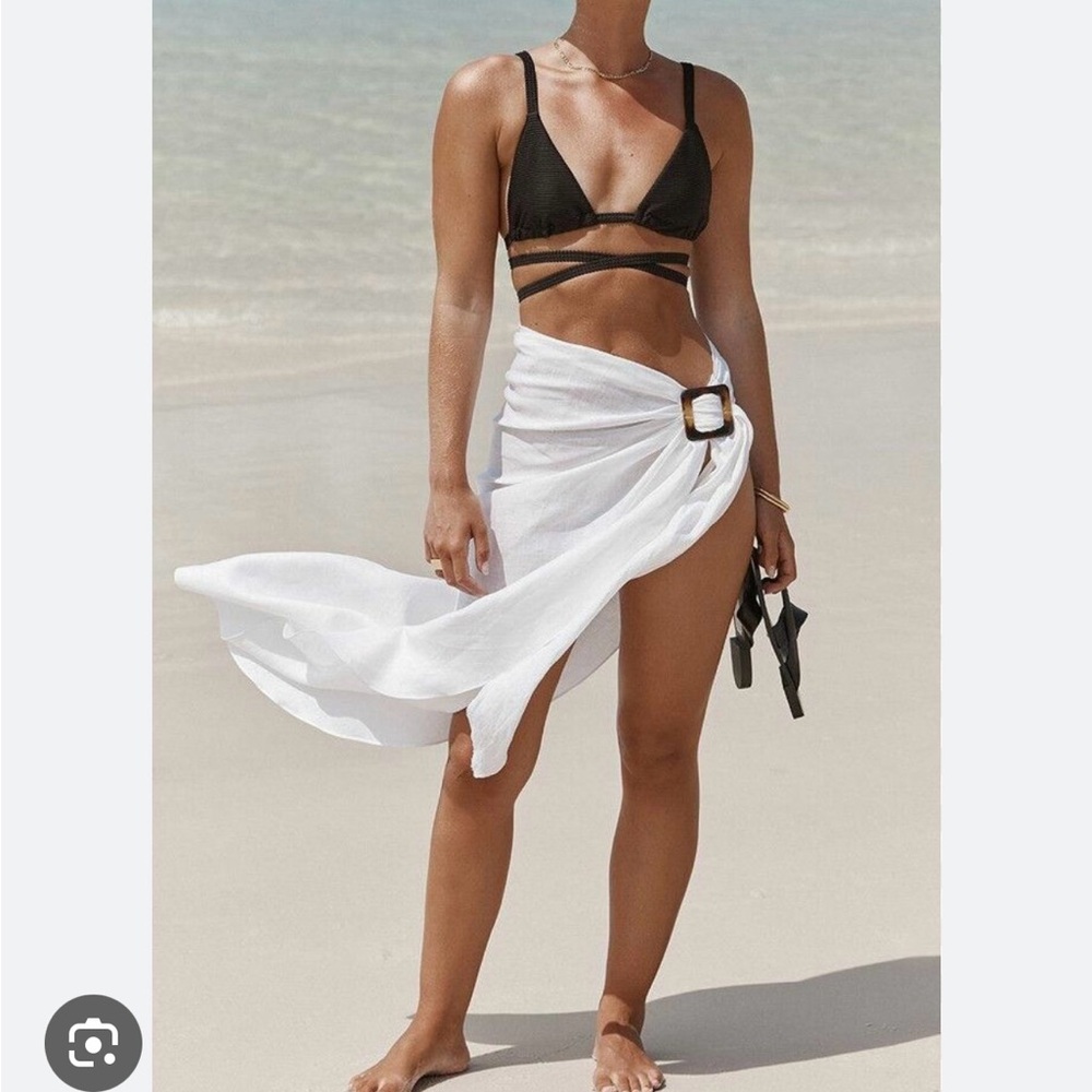 DISSH Linen Sarong - Natural color